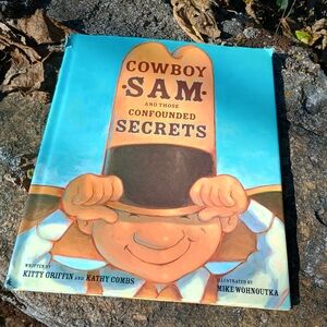 VTG, 2001, signed copy "Cowboy Sam & those Confounded Secrets," childrens book